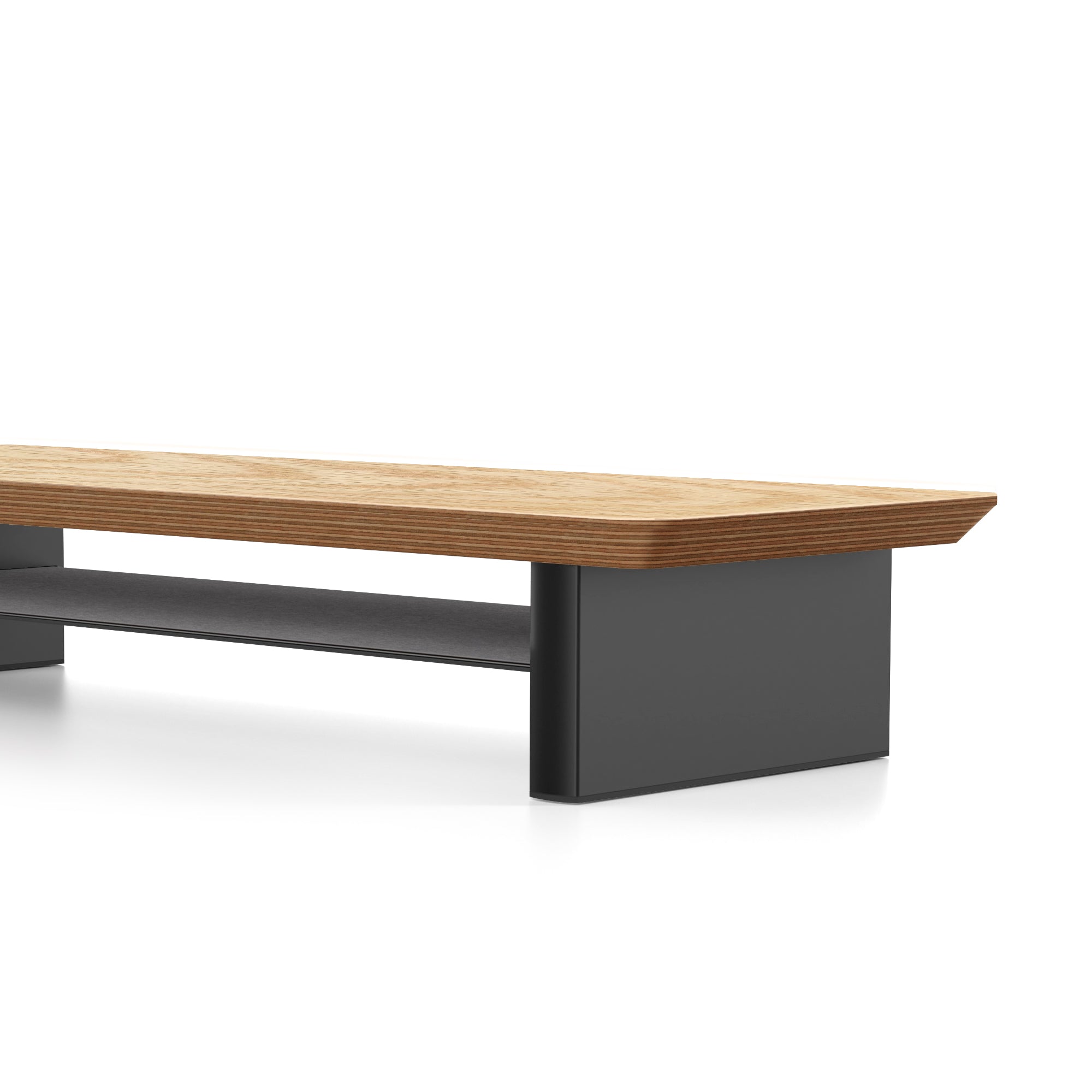 Alberenz® Oak Wooden Monitor Riser - 1 Monitor