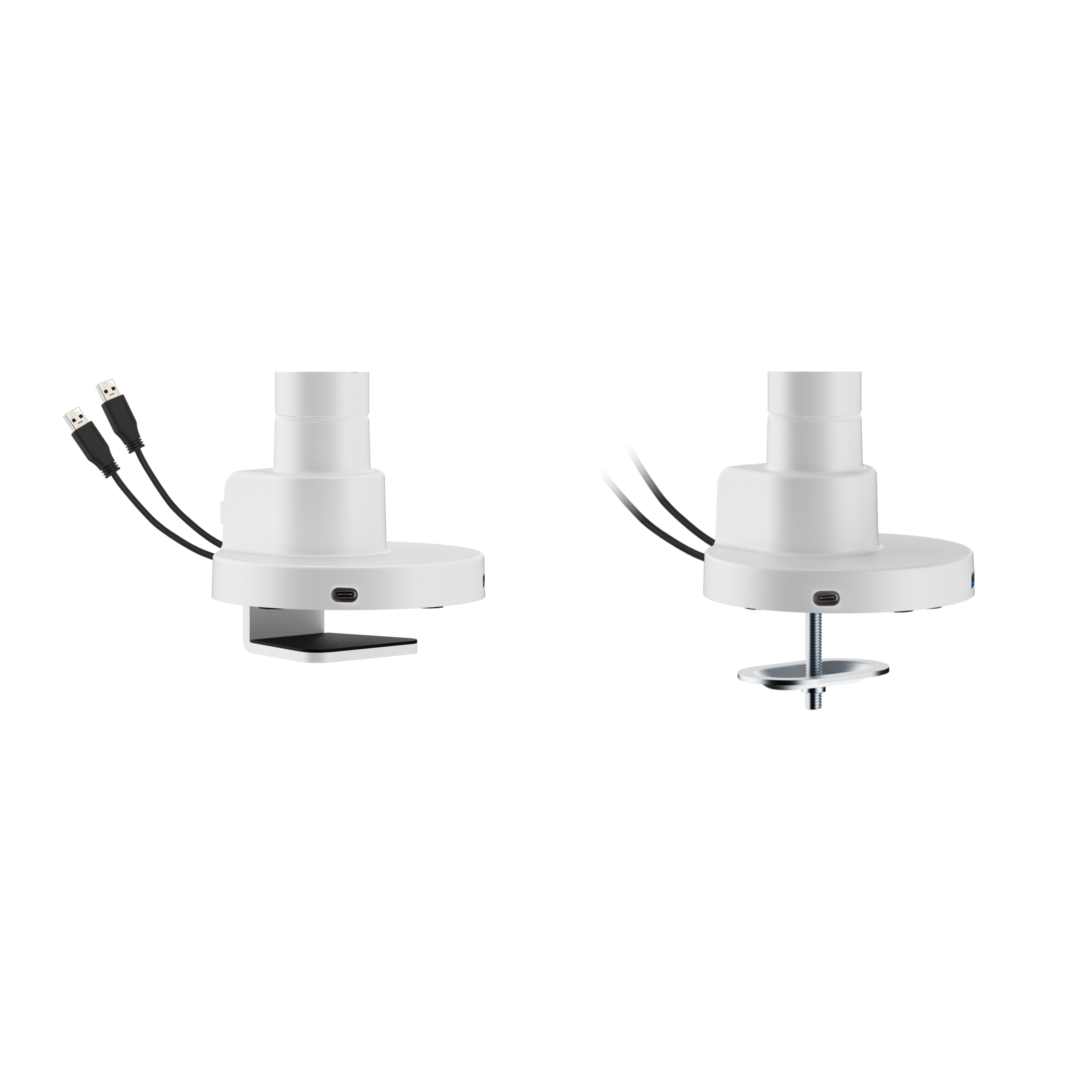 Alberenz® Heavy Duty Gas Spring Monitor Mount White (up to 57 inches)