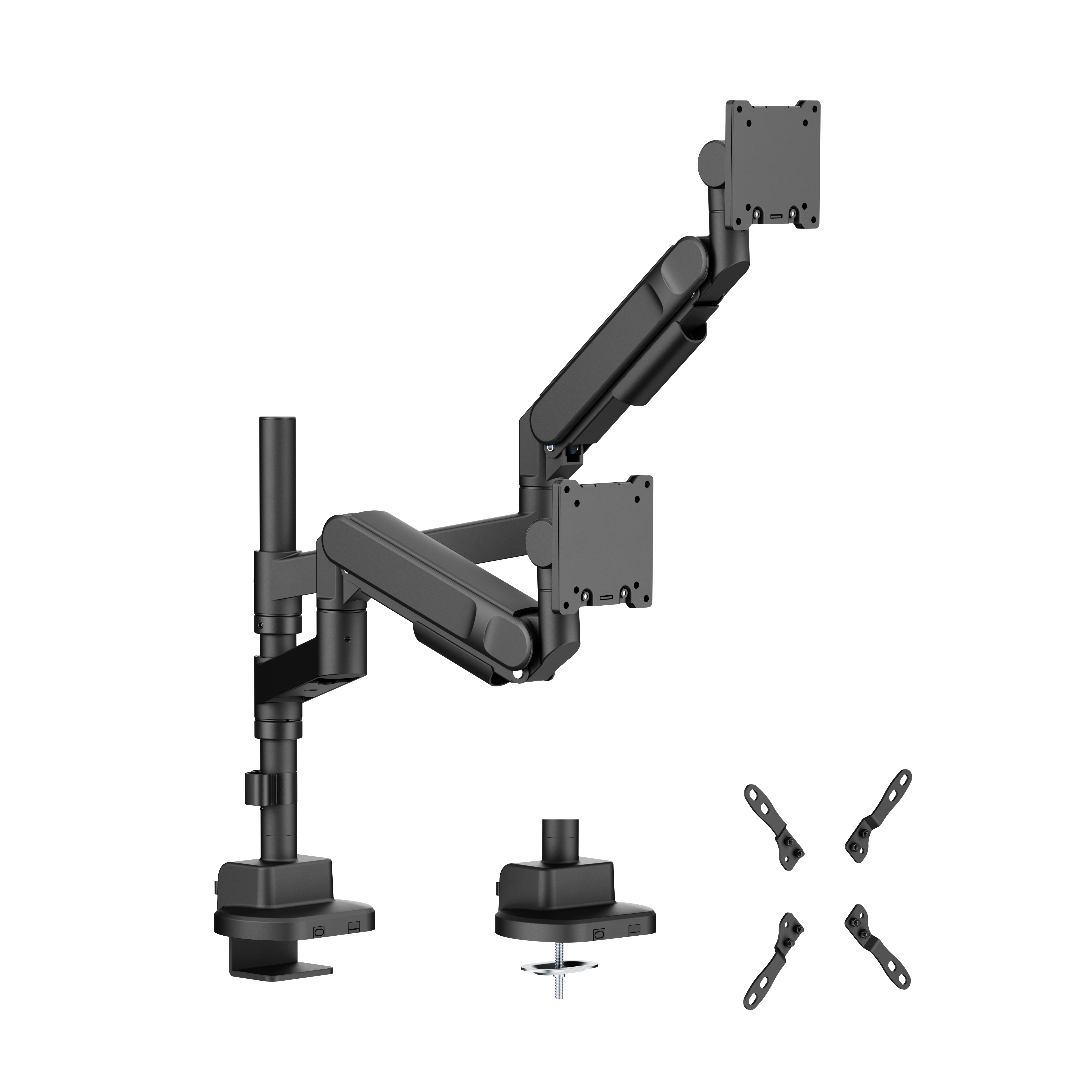 Alberenz® Alberenz Dual Heavy Duty Curved Monitor Mount (up to 2 x 57 inches)